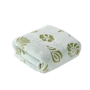 New Jacquard Edging Shell Square Towel Soft Fine Striped Strong Water-absorbing Face Towel Hair Drying Cap Bath Towel