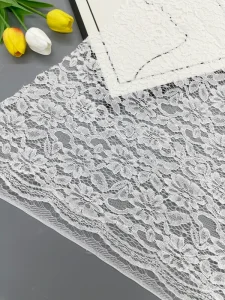 New Lightweight High Quality Floral Guipure French Lace Belt Embroidery Fabric for Women’s Clothing Wedding Dress