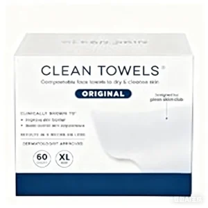 New Magnetic Box 100% USDA Biobased Face Towel XL Disposable Face Towelette Eczema Association Accepted Dry Wipes