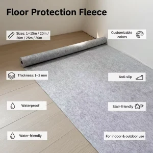 New Material Event Setup and Temporary Floor Protection for Residential and Commercial Encapsulation Projects