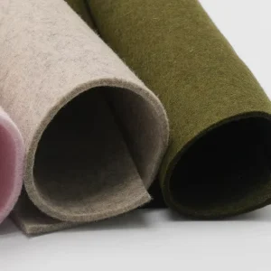 New Material Factory High Quality Wear-resistant Shock-proof Wool Needled Polyester Blended Fabric