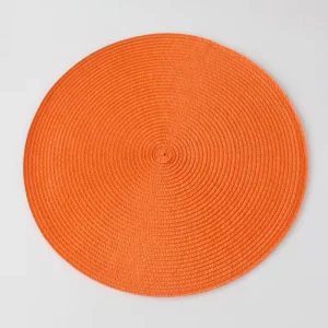 New Material PP Round Woven Placemat Wedding Stain Heat Resistant Place Mats for Dining Table Mats Sets Placemats
