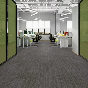 New Modern Carpet Tiles Commercial Home Use Flame Retardant Fireproof PVC Back Luxury 50×50 Office Floor