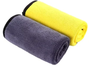 New Multiple Color Premium Quality Strong Absorption Woven Car Cleaning Towel Quick Drying Microfiber 40x60cm