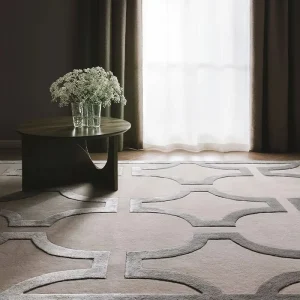 New Pattern Rugs Custom Soft Modern Bedroom Carpet for Living Room Grey Coffee Color Luxury Rugs Can Custom Size and Color
