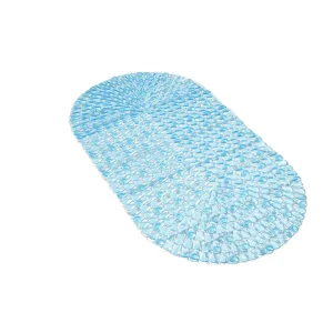 New Popular PVC Non Slip Eco Friendly Modern Bathroom Mat with Massage and Geometric Pattern