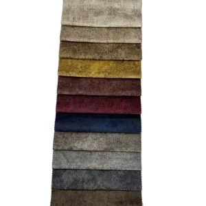 New Product Knitted Poly Waterproof Stain Resistant Velour Sofa Fabric Printed Holland Velvet Fabric for Sofa Upholstery