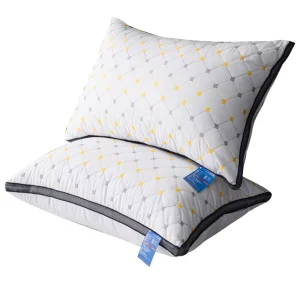 New Quilted Three Dimensional Hypoallergenic Anti static 100TC Thread Count Customizable Pillow Core Hotel Velvet Bed Pillows