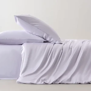 New Spring Summer Bamboo Fiber Bed Sheet Set Skin Friendly Baby Grade Luxury Bedding Set