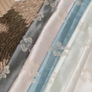 New Style Breathable Woven High End Medium Weight Polyester Floral Jacquard Fabric for Dresses and Sofa