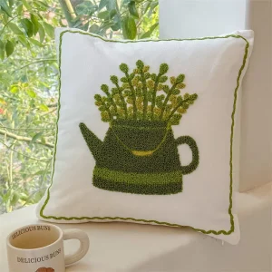 New Style Cozy Decorative Soft Square Chenille Pillow Cushion Home Decor Pillows Cushion