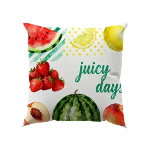 New Style Home Hotel Decor Square Short Plush Throw Pillow Cover Cute Cartoon Animal Geometric Printed Custom Design 45x45cm
