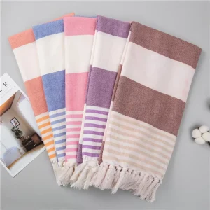 New Style Pure Cotton Super Soft Towel Custom Print Absorbent Luxury Pestemal Turkish Towel