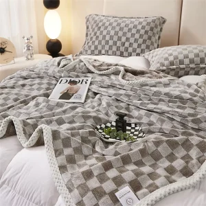 New Style Rabbit Faux Fur Blanket for Bed Cover or Decoration Luxury Sofa Throw