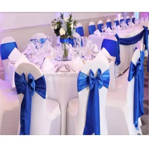 New Style Wedding Hotel Satin Chair Sash on Sale