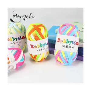 New Style Yarns Knitting Hand Diy Bag Blanket Crocheting Product Fabric Cloth Line Knitting Yarn T shirt Yarn