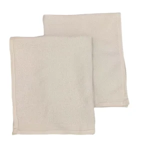 New White Quick dry Cotton Plain Weave Towels Different Styles Both Sides Square Shape Handwash Home Kitchen Towels