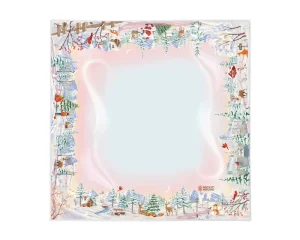 New Winter Christmas Snow Scene Mahjong Mat Fast Shipping Custom Design Odorless Durable for Card Game Holiday Gift