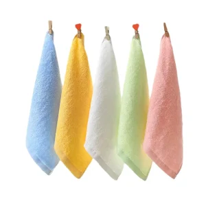 Newborn Bamboo Face Washcloth Towel Woven Baby Washcloths for Children for Bathroom Use