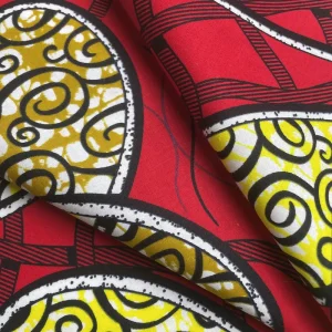 Newest Design High Quality 100% Polyester African Print Wax Jacquard Weave Clothing Fabric