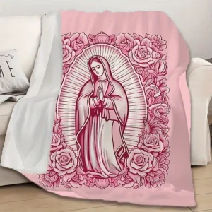 Newly Designed Modern Customizable Printed Flannel Cover Blanket All-Season Office Nap Warming Blanket