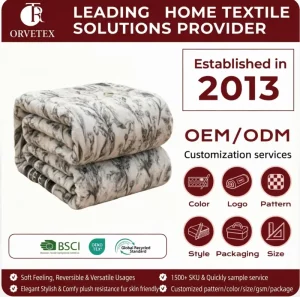Newly Designed Raschel Blanket Soft and Comfortable Suitable for Home Use with Four Season Printed Patterns