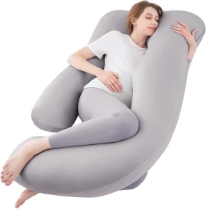 Nieuwe Gebreide Tech Stof Luchtlaag U H Vormige Zwangerschapskussen Voor Zwangere Vrouwen Pregnancy Pillow