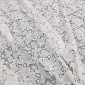 Nigeria Fashion Skin Friendly Breathable Woven Eco Friendly Guipure Lace Water Soluble Floral Embroidery African Cord Lace