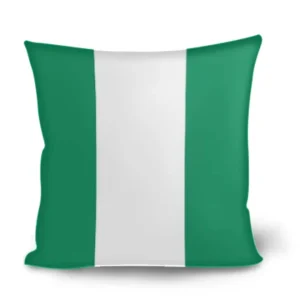 Nigeria Flag Patriotic Decorations Throw Pillow Covers Farmhouse Cushion Case for Couch Sofa Home Outdoor Decor