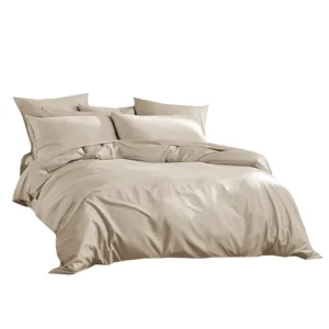 No Chemical Dyes OEKO TEX Standard Anti Fade Silky Cool Touch Family Bedroom Washable Large Size 4 Piece Bed Linen Kit
