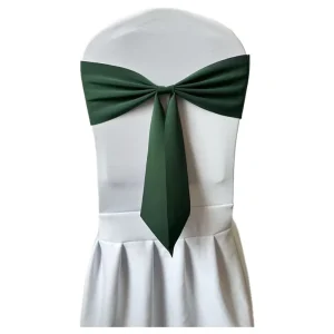 No Tie Elastic Plain Dyed Chair Sashes Thickened Spandex Woven Weddings Hotels Banquets Events 13 Colors Washable Easy Chair