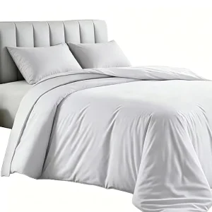 Noiseless Soft Duvet Cover Breathable Lightweight Quilt Cover Apartment Use