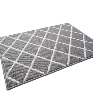Non Slip Absorbent Resist Dirt Entrance Low Profile Washable Inside Floor Doormat Welcome Door Mat for Indoor
