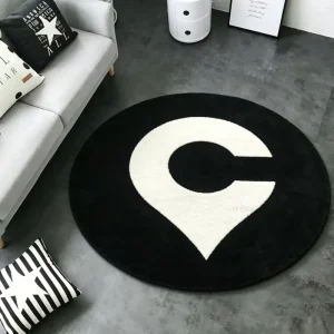 Non Slip Custom 3D Area Logo Carpet Baby Long Rug Tufted Floor Mats for Bedroom