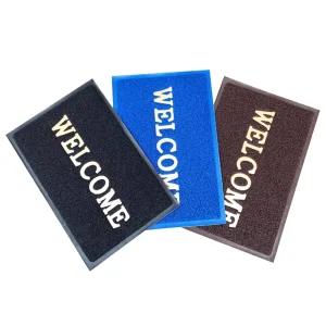 Non Slip Custom Welcome Front Logo Door Mats for Home Entrance