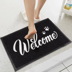 Non Slip Custom Welcome Front Logo Door Mats for Home Entrance