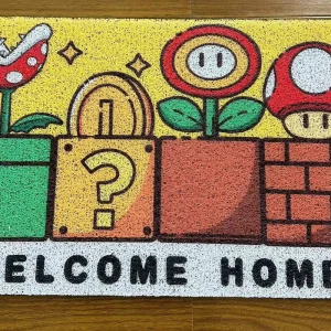 Non Slip Custom Welcome Front Logo Door Mats for Home Entrance