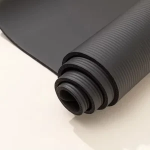 Non Slip Durable NBR Yoga Mat 15mm Thick Waterproof Eco Friendly Folding Pilates Gym Exercise Mat 185cm Carrying Bag