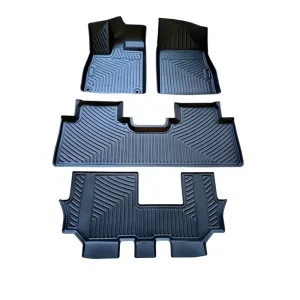 Non Slip Eco friendly TPE Car Floor Mats with All season Protection 3D Full Set 3pcs for Trumpchi GS8
