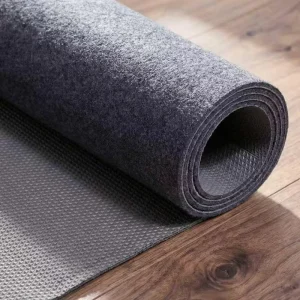 Non Slip Felt Rubber Rug Pad Thick Felt Rug Pads for Hardwood Floors Under Area Rugs Protective Cushion Pads for Carpet