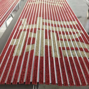 Non Slip Front Door Outdoor Entrance Matting Aluminum Alloy Floor Mat Custom Aluminum Door Mats Commercial Residential Entry