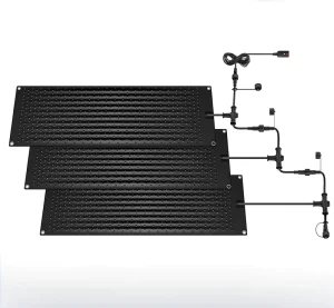 Non Slip Grainy Surface Snow Melting Blanket Mat Waterproof Electric Heating Snow Melting