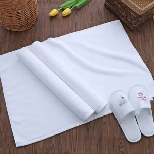 Non Slip Hotel Bath Mat Bath Sheet Thickened Absorbent 100% Cotton Hotel Bath Towels
