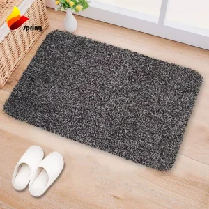 Non Slip Indoor Entrance Doormat Polyester Floor Carpet PVC Backing Front Outdoor Custom Mats for Door of Home
