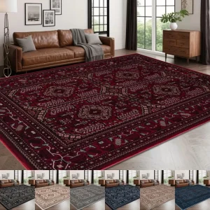 Non Slip Large Traditional Rugs Bedroom Carpet Living Room Hallway Runner Rug