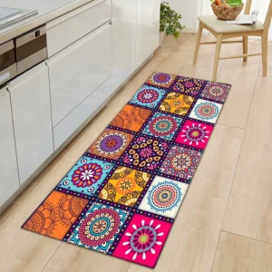 Non Slip Low Pile Persian Hallway Doormat Throw Rug Runner Carpet Tapis