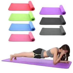 Non Slip NBR Yoga Mat for Pilates Exercise Beginner Fitness Environmental Mats 8-20mm Thickness 1830x610mm Size