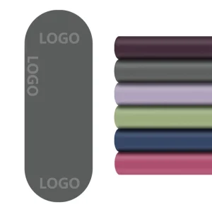 Non Slip Natural Rubber Yoga Mat with Custom Logo Print Arch Oval Shape Options for Yoga Pilates and Home Fitness Workouts