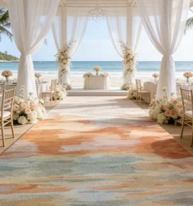 Non Slip Nylon Machine Made Jacquard Washable Hotel Stair Corridor Carpet Anti Bacteria Printed Customized Banquet Hall Carpet