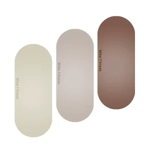 Non Slip Oval PU Pilates and Exercise Mat Eco Friendly Thick for Home Gym Travel Premium High Density Natural Rubber Yoga Mat